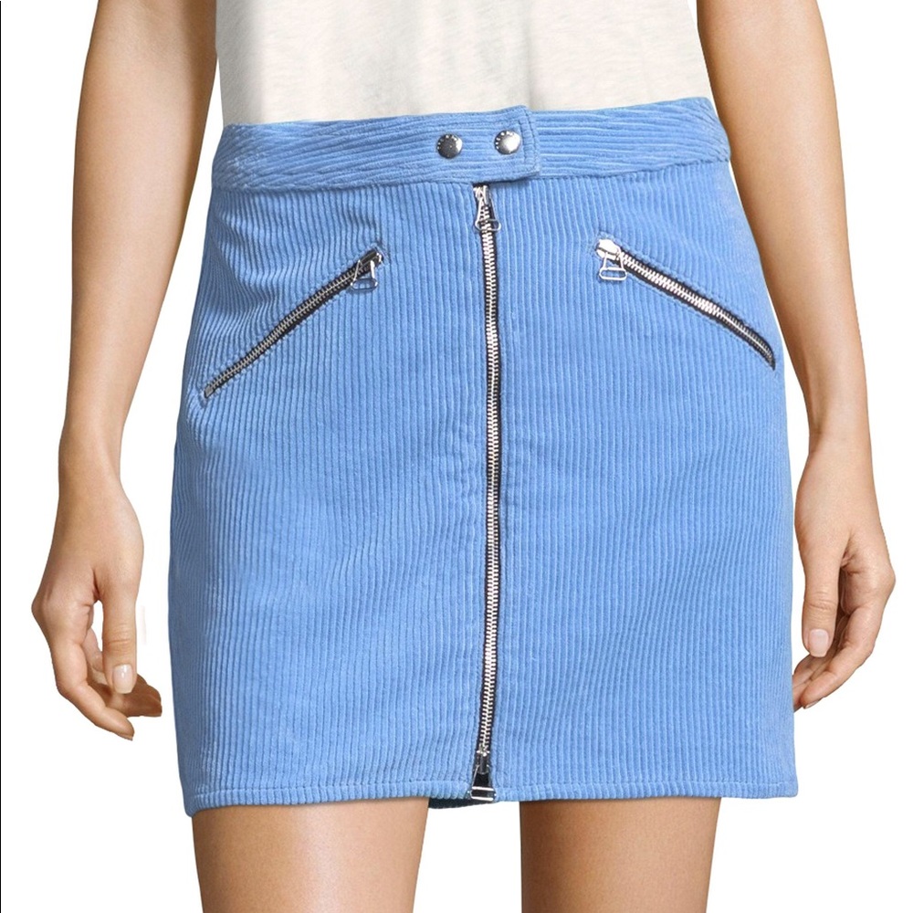BNWT Riviera/Racer corduroy blue skirt